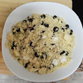 El cooksnap de Daniel Buso cuando hizo Ensalada de cuscús, berenjena asada, queso feta y manzana.