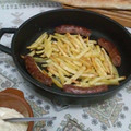 El cooksnap de Flora Lysergsäure cuando hizo Butifarra con patatas al horno.