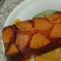 El cooksnap de Marta Fernández cuando hizo Torta-coca, con piña caramelizada.