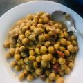 Zobia Sajjad's cooksnap of when they made Chana chat.