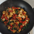 El cooksnap de klariss cuando hizo Salteado de Tofu con Verduras.