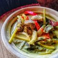 Cooksnap Julia ALeen Aireish semasa beliau membuat Daging masak lemak.