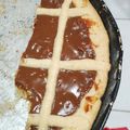 El cooksnap de Gisela Duré cuando hizo Pastafrola de dulce de leche.