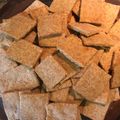 El cooksnap de Carolina Apecetche cuando hizo Crackers Integrales de Harina de garbanzos.