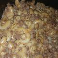 linda.crawford26's cooksnap of when they made Cheese burger hamberger helper.
