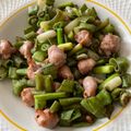 El cooksnap de Débora Cantero Martínez cuando hizo Habas con longaniza y ajos tiernos.