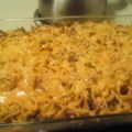 Joe's cooksnap of when they made Taco Spaghetti.