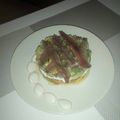 El cooksnap de Paco Plasencia Cruz cuando hizo Timbal de tomate, aguacate, queso y anchoas.