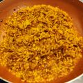 El cooksnap de Yaiza Carol cuando hizo Arroz con carne picada.