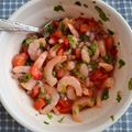 El cooksnap de LuzMa SG cuando hizo Ceviche de camarón express.