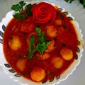 Indra Sen का कुकस्नैप जब उन्होंने चटपटी बेबी पोटैटो करी (chatpati baby potato curry recipe in Hindi) बनाया था।