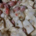 El cooksnap de Ale Y Mati cuando hizo Ravioles con jamón y crema de leche.