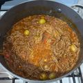 El cooksnap de Denisse Arlette cuando hizo Ropa vieja en olla de cocción lenta.