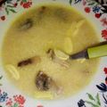 El cooksnap de Sandra cuando hizo Sopa de verduras con fideos y setas al curry.