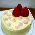たまその's cooksnap of when they made 苺のバタークリームケーキ★.