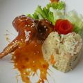 Cooksnap dari Dwi W untuk resep Smoked Beef Risotto Vs Chicken Lollipop
