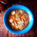 Cooksnap dari nidarudi untuk resep Sup Merah Sosis dan Bakso Ayam