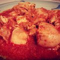 El cooksnap de Tami - 欣甜 cuando hizo Solomillo de pollo a la pimienta blanca en salsa de pimiento choricero.