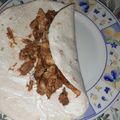 El cooksnap de lima cuando hizo Pulled chicken o Tacos de pollo desmechado.