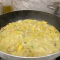 Cooksnap de Maria Hortelã quando cozinhou Frango tropical com camarão e ananás.