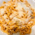 Cooksnap-ul lui Ionela Puiu atunci când a preparat Gramigna (pasta) cu ragu de cârnați.