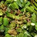 Fatima Rais's cooksnap of when they made Bhindi_khare_masaly_ki.