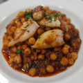 El cooksnap de Toni Martín cuando hizo Garbanzos con calamares y panceta ibérica.