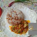 Walies Cuisine 's cooksnap of when they made Rice and beans with salad.