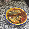 El cooksnap de david cuando hizo Bacalao al ajoarriero al estilo de la abuela.