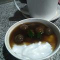 Cooksnap dari Dew untuk resep Bubur Sum sum + biji Salak ubi ungu