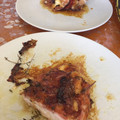 El cooksnap de Bea cuando hizo Pechuga de pollo abrigada rellena de queso de cabra.