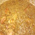 El cooksnap de Marcela Mendevil cuando hizo Guiso de lentejas.