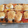 El cooksnap de Angels cuando hizo Bacalao gratinado con verduras.