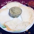 Nayna Shah's cooksnap of when they made Neer Dosa.