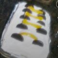 El cooksnap de Luján Acevedo cuando hizo Postre Chajá de Frutillas.