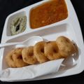 Hiral Pandya Shukla's cooksnap of when they made મેંદુવડા વિથ સંભાર.