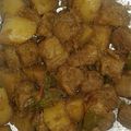 Khushi Kainat's cooksnap of when they made Soyabean curry.