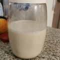 El cooksnap de Lore Medina cuando hizo Leche de almendras 🍶.