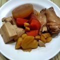 Carol的無油料理小世界 的 1步驟完成地瓜滷雞翅[簡易電鍋版] cooksnap
