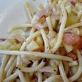 El cooksnap de Berenice Jasso cuando hizo Fideos con verduras.