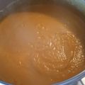 El cooksnap de Elisabet cuando hizo Crema de calabaza.