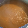 El cooksnap de Elisabet cuando hizo Crema de calabaza.