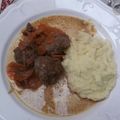 El cooksnap de Manuel cuando hizo Hamburguesa casera al jugo con puré de papa chilota!!.
