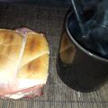 El cooksnap de Kathy Ruiz Diaz cuando hizo Baguette Tostado de Jamón y Queso.
