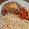 El cooksnap de Analia cuando hizo Pan de carne relleno (con lo que había).
