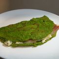 El cooksnap de Laura AO cuando hizo Crepes de espinacas sin gluten.