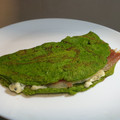 El cooksnap de Laura AO cuando hizo Crepes de espinacas sin gluten.
