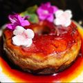 El cooksnap de Zaida TC @alquimiasfood cuando hizo Delicia de flan y chocolate fondant.