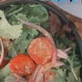 Cooksnap de Aureliana quando cozinhou Salada com Molho de Tangerina.