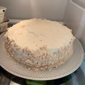 El cooksnap de Valeria Sanabria cuando hizo Postre Chajá.